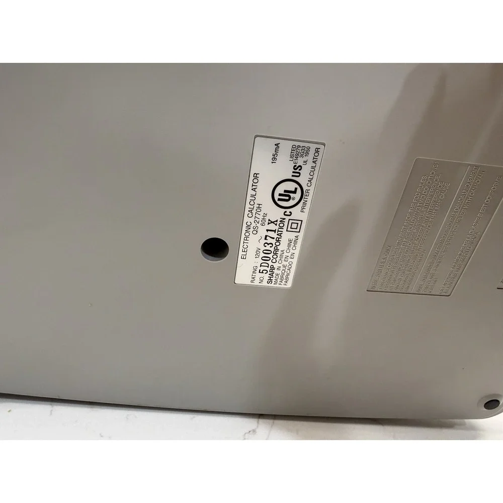 Sharp QS-2770H Calculator